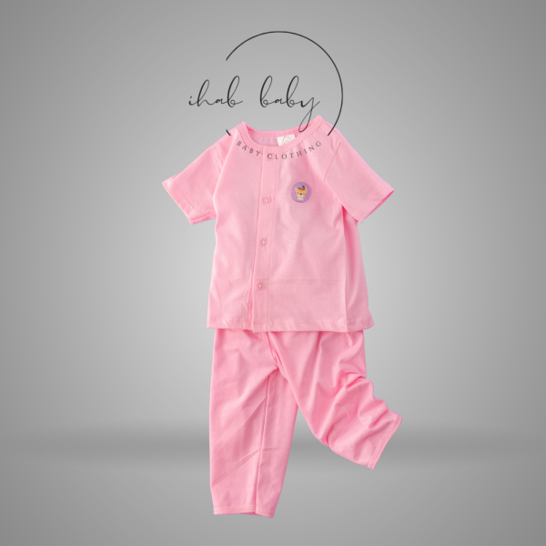 Unisex Cotton Short Sleeve Suit & Shorts (0-18 months) - Image 3