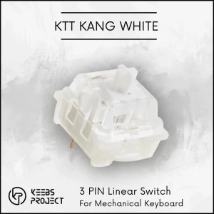 [READY STOCK] KTT Kang White V4 (Newest) Linear Switch 3 pin Ready Stock Malaysia for Mechanical Keyboard