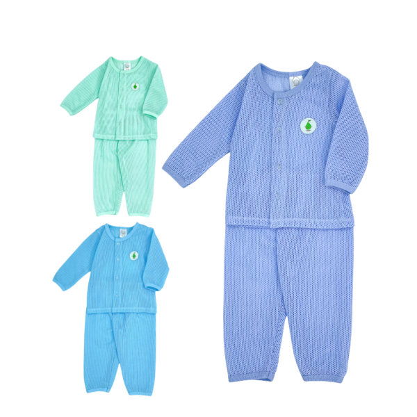 Eyelet Baby Suit Long Sleeve (0-18 months)