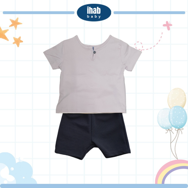 Cotton Short Sleeve Shirt & Pants Set (0-24 months) - Image 2
