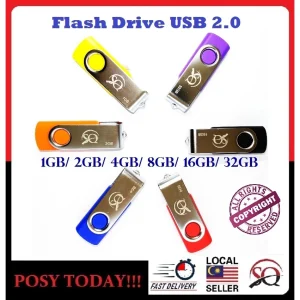 ♕SQ♕ Rotatable Drive Memory Stick 128MB 256MB 512MB 1GB 2GB 4GB 8GB 16GB 32GB USB 2.0 Pen Drive Mini Tiny