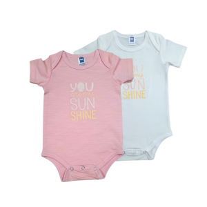 Unisex Short Sleeve Cotton Romper (0-18 months)
