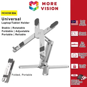 MC N86 X Shape Rotation Sturdy Laptop Stand Support Adjustable Height Aluminum Alloy Notebook Bracket 10-16