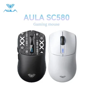 AULA SC580 Wireless Mouse Bluetooth/2.4G/Type-C 500mAh Battery With 6-speed DPI Support for Office Games