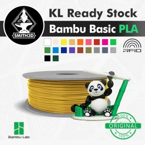 Bambu Lab PLA Basic Filament 1KG 1.75mm Spooless with RFID Eco Friendly User Friendly High Speed Printing