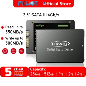 Fikwot FS810 Internal SSD SATA III 6Gb/s 3D NAND TLC Up to 550MB/s for Laptop/PC Desktop