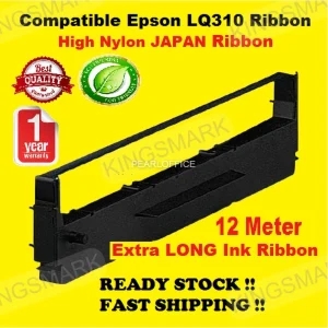 Compatible Epson LQ-310 / LQ 300 / LQ310 - S015639 / S015634 Dotmatrix Printer Ink Ribbon (SUPER PREMIUM )