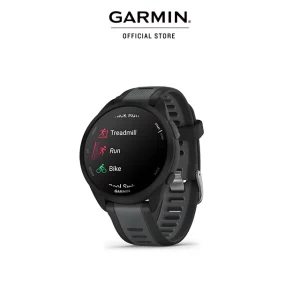 Garmin Forerunner 165 HITAM / PUTIH (TANPA MUZIK) – BERLATIH DENGAN CEMERLANG