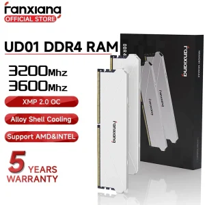 Fanxiang UD01 RAM DDR4 Gaming Memory 3200Mhz CL16 3600Mhz CL18 For PC Desktop (8GB/16GB x 2 Pcs)