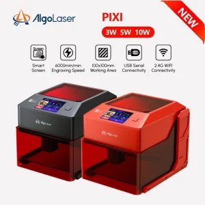 AlgoLaser PIXI Mini Portable Laser Engraver Mesin Ukir Laser Mesin Laser Engraving untuk Kayu Akrilik Kulit