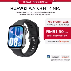 HUAWEI WATCH FIT 4 Series Smartwatch | NFC* | Pro-Level Outdoor Sports** | ECG**| Up to 10-day Battery Life
