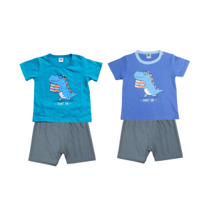 Dinosaur Boy Short Sleeve Baby Set