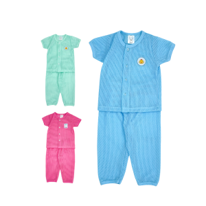 Eyelet Baby Suit Short Sleeve Pants