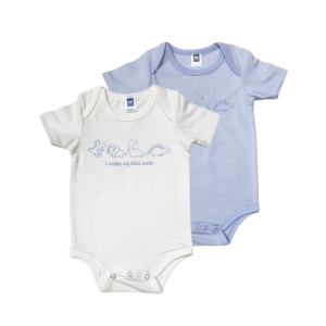 Unisex Short Sleeve Cotton Baby Romper