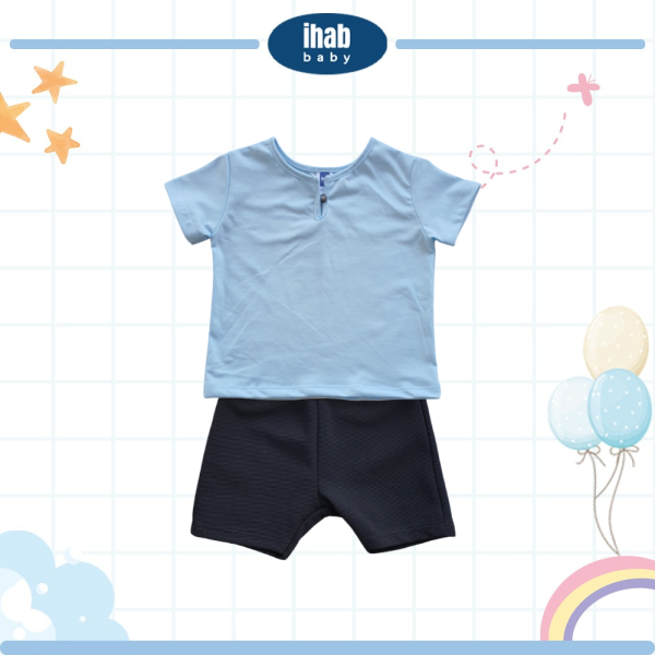 Cotton Short Sleeve Shirt & Pants Set (0-24 months) - Image 3