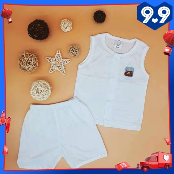 Unisex Cotton Long Sleeve Suit & Pants (3-18 months) - Image 4