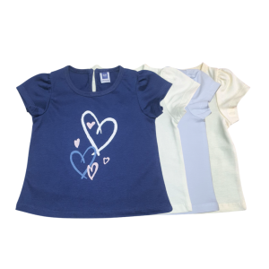 Pink Love Print Short Sleeve T-Shirt (0-36 months) - 2-3 Years, Yellow