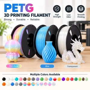 【Ready Stock】 3D Printer Filament PETG 1.75mm 1KG Easy Print FDM Filament Compatible Bambu Lab Creality 3D