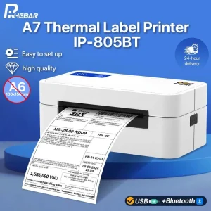 Waybill Printer Thermal Printer A7 IP-805BT USB+Bluetooth Android & IOS Shipping Label Waybill