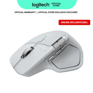 Logitech MX Master 4 for Mac, Ergonomic Bluetooth Mouse with Advanced Performance USB-C Charging, MacOS