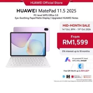 HUAWEI MatePad 11.5 Tablet 8+256GB* | PC-level WPS Office 3.0 l Eye Soothing PaperMatte Display* l Upgraded