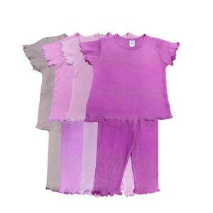 Pink Cotton Blouse & Pants Set (0-24 months)
