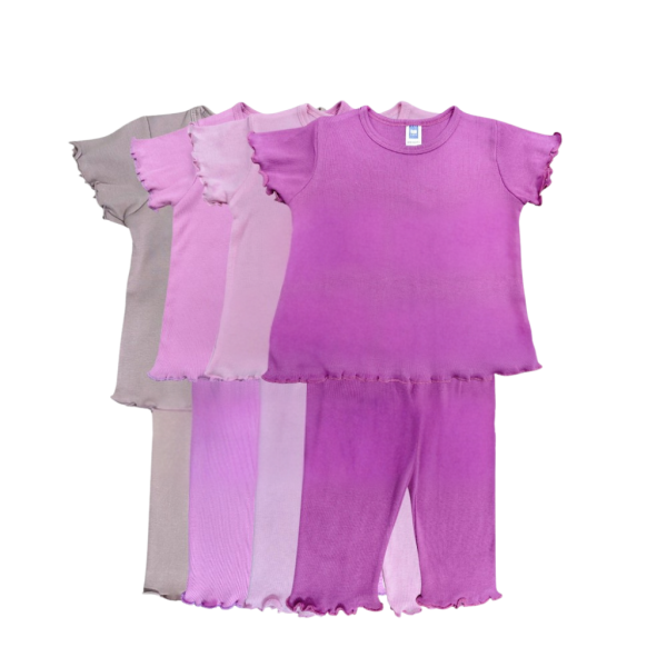 Pink Cotton Blouse & Pants Set (0-24 months)