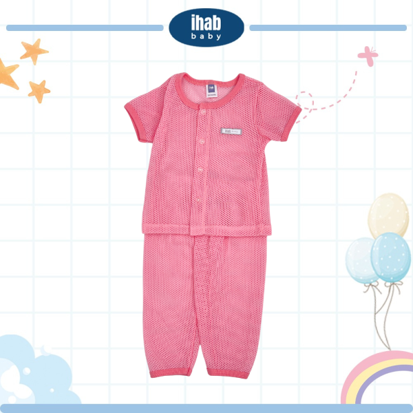 Eyelet Baby Suit Short Sleeve Pants (0-18 months) - Image 4