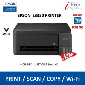 EPSON L3210 / L3250 / L3350 / L3310 / L1210 / L121 All-in-One Ink Tank Printer WITH ORIGINAL INK