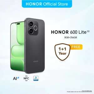 HONOR 600 Lite Android Smartphone 8GB+256GB | 108MP Camera | 6520mAh Large Battery | 1.5K AMOLED | IP66