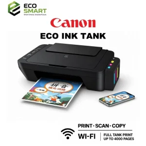 Canon Pixma E410 USB / E470 Wifi Eco Ink Tank All-In-One Wireless Printer