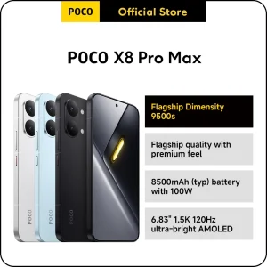 POCO X8 Pro Max | Flagship Dimensity 9500s,8500mAh (typ) battery with 100W HyperCharge