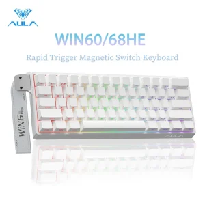 AULA WIN60/68HE RT Gaming Wired RGB Hot-swap 8kHz low latency Mechanical Keyboard Customization Magnetic