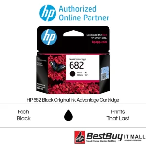 HP 682 Original Ink Advantage Cartridge - Black/Tri-Color 3YM77AA/3YM76AA