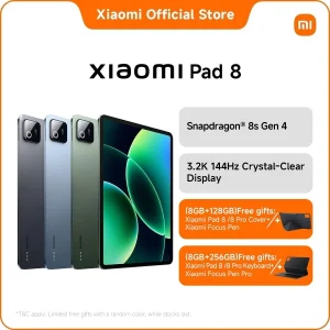 Xiaomi Pad 8 Tablet | 8GB+256GB/8GB+128GB,Snapdragon 8s Gen 4 Mobile Platform, 3.2K 144Hz crystal-clear