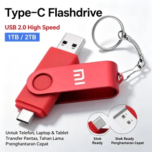 2TB OTG 3-in-1 USB Micro Type-c FlashDrive 2TB 1TB Pendrive for AndroidSmartphone Laptop