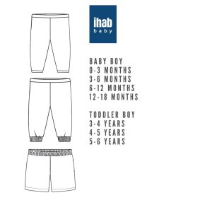 Unisex Kids Short & Long Pants (Newborn) - 3-6 months, Boy