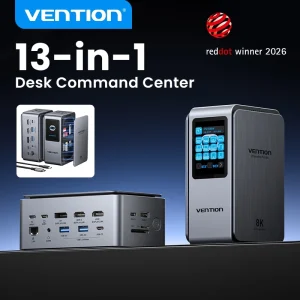 Vention 13-in-1 USB C HUB Docking Station Monitor Dock USB 3.2 10Gbps 4K HDMI DP 60Hz RJ45 1000Mbps SD/TF for
