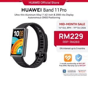 HUAWEI Band 11 Pro Smartwatch l Autonomous GNSS Positioning l T&G l Large & 2000nits Display l Enhanced Sleep