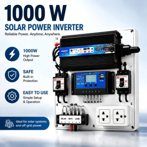 1000W Solar Inverter Pre-assembled Kit 12V / 220V / Solar Controller UPS Off Grid Home Backup Camping
