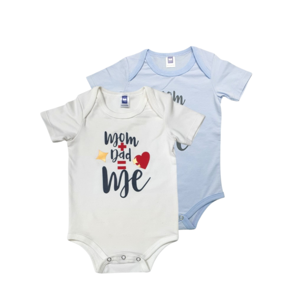 Unisex Short Sleeve Cotton Romper (0-18 months)