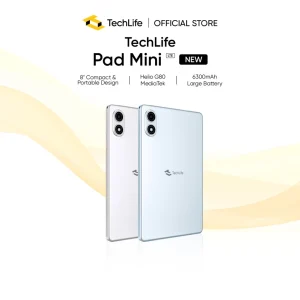 [New Arrival] TechLife Pad Mini - 8" Compact & Portable Design | MediaTek Helio G80 | 6300mAh Large Battery
