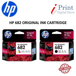 HP 682 HP682 BLACK / COLOR INK CARTRIDGES [ 100% ORIGINAL ] HP DESKJET 2336/2777/2776/2779/4100/4177