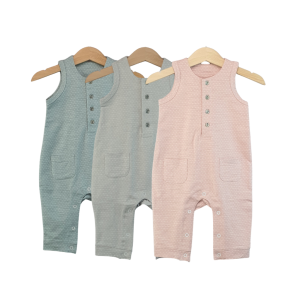 Sleeveless Cotton Jumpsuit - Bayi (0-18 Months)