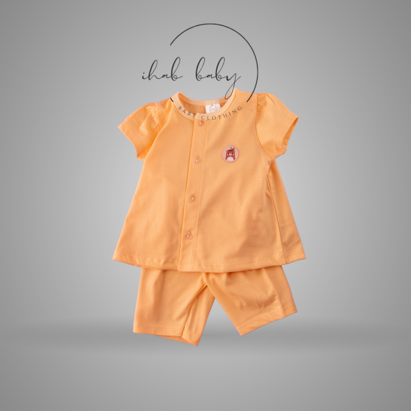 Baby Girl Cotton Blouse & Pants Set (0-24 months) - Image 3