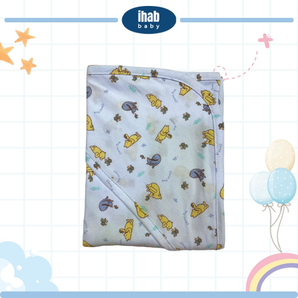 Cotton Muslin Swaddle Blanket (75cm x 75cm) - Image 4