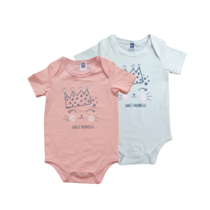 Unisex Short Sleeve Cotton Romper (0-18 months)
