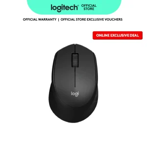 Logitech M330 Silent Plus Wireless Mouse, 2.4 GHz with USB Nano Receiver, 1000 DPI Optical Tracking, 3