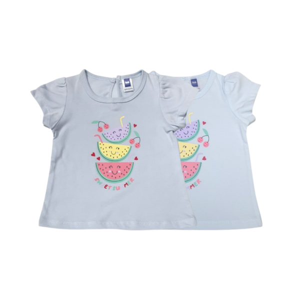 Baby Girl Printed Cotton T-Shirt (0-24 months)