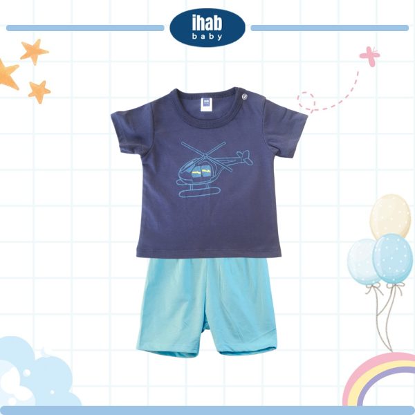 Baby Graphic Short Sleeve T-Shirt & Shorts Set (0-24 months) - Image 4
